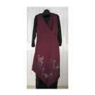 Locket Hemp Viscose Vest by Blue Fish / Barclay Studio - Berry S/1 (Code CMJ )