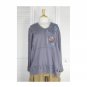 Organic Hoodie S/2 NWOT Steel Blue Fish / Barclay Studio (Code CAP)