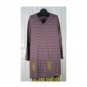 L/S Striped 100% Cotton Box Top by Blue Fish - Wine S/ 1 (Code CMJ )