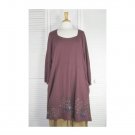 Be Here Now Dress / Tunic S/2 NWT Tanin Blue Fish / Barclay Studio (Code CAP)