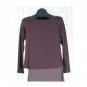 L/S Rib Rayon Lycra Top by Blue Fish- Cassis Heather S/0 (Code CMJ )