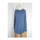 Wedge Top S/2 NWT Blue Blue Fish / Barclay Studio (Code CAP)