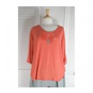 Small Town Tee S/2 NWOT Carrot by Blue Fish / Barclay Studio (Code CAP)