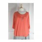 Small Town Tee S/2 NWOT Carrot by Blue Fish / Barclay Studio (Code CAP)