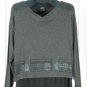 Bi Level Rayon LycraTop by Blue Fish - Charcoal S/1 (Code CMJ )