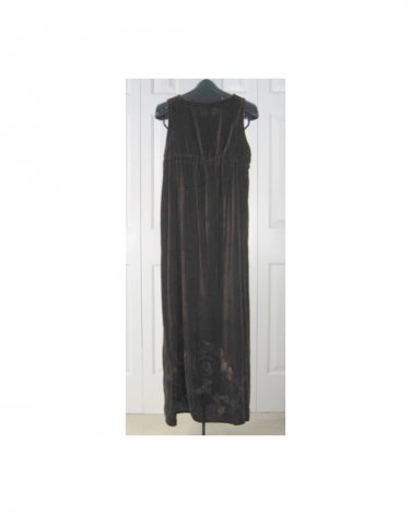Silk Velvet Tank Dress by Blue Fish - Mahogany S/1 (Code CMJ )