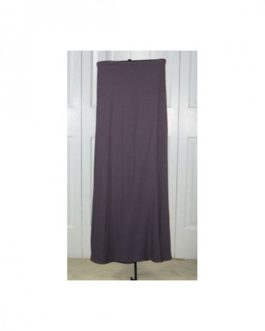 Narrow Rayon Lycra Skirt by Blue Fish - Aubegine S/2 (Code CMJ )