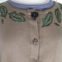 Tie Back Cardigan S/2 NWOT Cocoa by Blue Fish Barclay Studio (Code CAP)