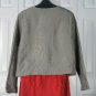 Box Crushed Silk Jacket by Blue Fish - Cement S/2 (Code CMJ )