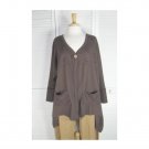 One Button Cardigan S/2 NWT Pod by Blue Fish / Barclay Studio (Code CAP)