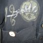 Vintage Button Dress S/1 NWOT Black by Blue Fish / Barclay Studio (Code CAP)