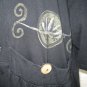 Vintage Button Dress S/1 NWOT Black by Blue Fish / Barclay Studio (Code CAP)