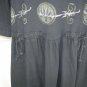 Vintage Button Dress S/1 NWOT Black by Blue Fish / Barclay Studio (Code CAP)