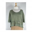 City Top S/2 NWT Park Green by Blue Fish (Code CAP)