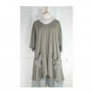Seed Pocket Tunic S/2 NWOT Twiggy by Blue Fish / Barclay Studio (Code CAP)