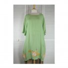 Get Away Dress / Tunic S/2 NWOT Spearmint Linen by Blue Fish Clothing (Code CAP)