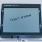 Micro digital audio/video recorder touchscreen