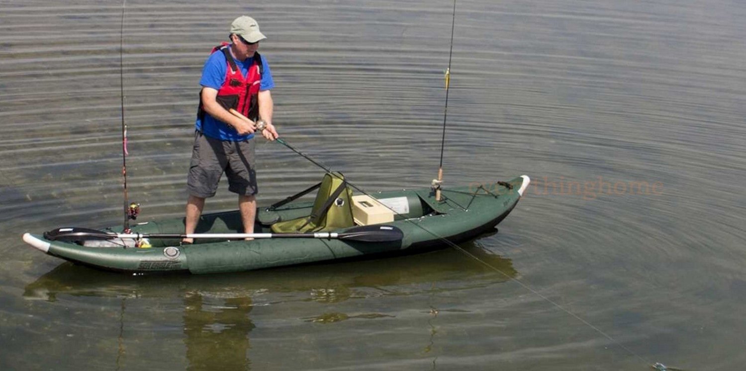 SEA EAGLE 385FTA FAST TRACK INFLATABLE FISHING KAYAK PRO ANGLER PACKAGE