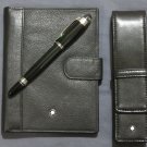 MB Soft Grain Leather Wallet and Pen with Case