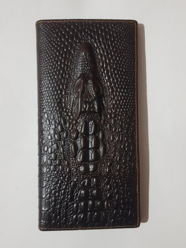 Crocodile Head Luxury  Long Wallet