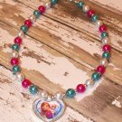 Custom Boutique Disney Frozen Sisters Heart Shaped Pendant Necklace