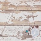 Custom Elsa Frozen Let It Go Inspired Quote Necklace with Charms for Child or Adult