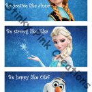 Frozen Collage Room Decor Wall Hanging - Digital File - You print as many as you want!