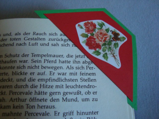 Classic Rose sticker bookmark