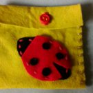 Goodluck ladybird feltbag