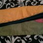 Yellowgreen hearts and flowers feltbag