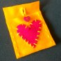 Yellowpink feltbag