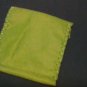 Green little feltbag with pink heart