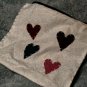 Colorful hearts feltbag
