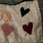 Colorful hearts feltbag