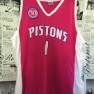 NBA Chauncey Billups Detroit Pistons Tmobile T-Mobile Promo Jersey Size LG Large