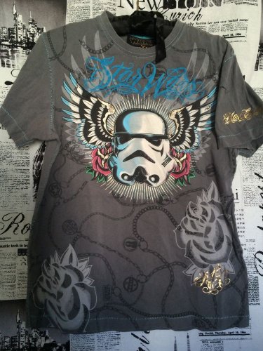 Men's Marc Ecko Cut & Sew Star Wars Storm Trooper T-Shirt Size Small S Cut & Sew