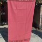 Indian Bhutti Handwoven 100% Woollen Kullu Shawl in Dusky Rose Pink