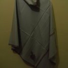 Indian Kashmiri 100% Wool Hand-stitched Shawl Beige