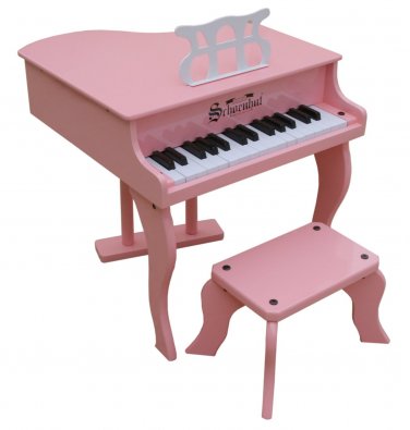 pink childrens piano