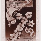#1 Kind Easter Thoughts Embossed Glossy Postcard Real photograph used
