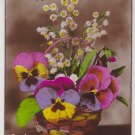 #42 Birthday  Vintage Postcard ( used )