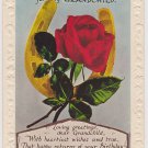 #48 Grandchild Birthday Glossy Embossed Vintage Postcard (used)