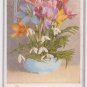#54 Easter Gladness Card Vintage Postcard (used)