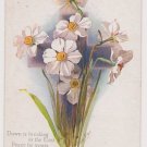 #58 A Joyful Easter  Card Vintage Postcard (used)
