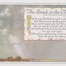 #106 " The Break in the cloud" postcard   used