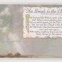 #106 " The Break in the cloud" postcard   used