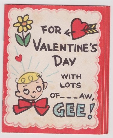 # 11 Children's Valentine Card  used
