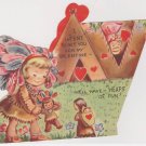 # 14 Indian Valentine Card  used