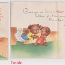 # 22 Puppy dog stuck on you valentine card