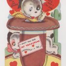 #31 Puppy dog children's valentine card